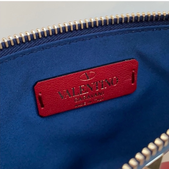 NWT Valentino Garavani Rockstud Multicolor Pouch - Picture 4 of 5
